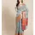 blue cotton silk woven   saree with  blouse