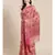 peach cotton silk woven   saree with  blouse