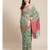 blue cotton silk woven   saree with  blouse