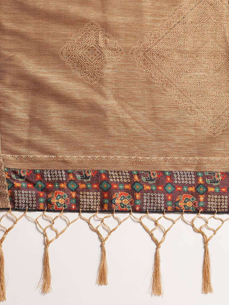 Burgundy gadwal sarees Traditional Saree with Contrast Border