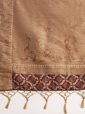 Maroon gadwal sarees Traditional Saree with Contrast Border 4