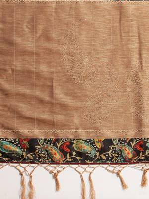Black gadwal sarees Traditional Saree with Contrast Border 4