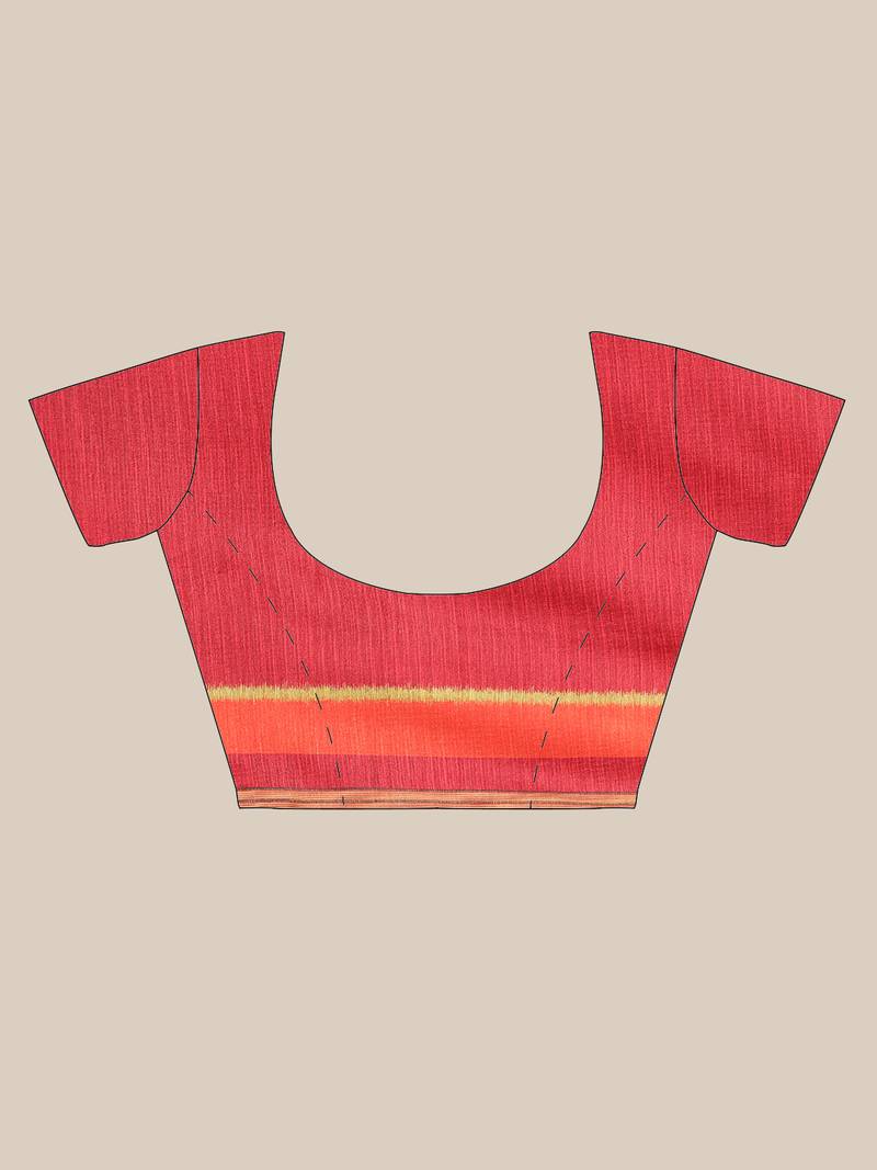 Shraddha arya Cream woven silk blend saree with blouse