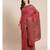 red pure silk woven   saree with  blouse
