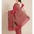 red pure silk woven   saree with  blouse