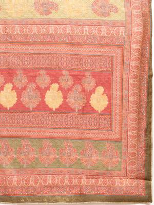 Green silk sarees Traditional Saree with Contrast Border 4