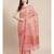 pink cotton silk woven   saree with  blouse