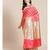 pink silk blend woven   saree with  blouse