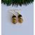 Handmade green designer beads necklace set dj 04598