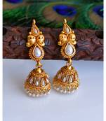 Antique cute pearl mango Jhumkkas dj 04797