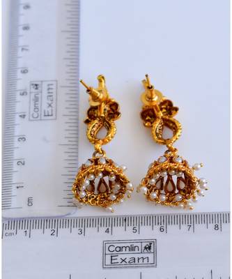 Antique cute pearl mango Jhumkkas dj 04797 3
