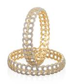 Beautiful Broad Floral Bangle Set