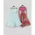 Acqua Blue Lehenga Choli with Pink Printed Jacket