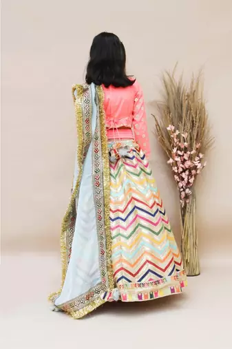Green Chanderi Brocade Jacket With Kurta And Pant