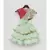 Hot Pink Sequins Choli with Green Foil Ruffles Saree