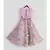 Lilac Organza Frill Top with Embroidery Lehenga