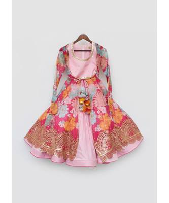 Acqua Embroidery Kurta With Off White Salwar 1