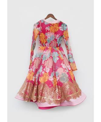Acqua Embroidery Kurta With Off White Salwar 3