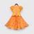 Yellow Peplum with Printed Georgette Lehenga