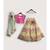 Hot Pink Choli with Embroidery Lehenga and Organza Dupatta
