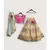 Hot Pink Choli with Embroidery Lehenga and Organza Dupatta