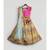 Hot Pink Choli with Embroidery Lehenga and Organza Dupatta