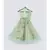 Green Top with Green Glitter Net Lehenga and Dupatta