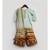 Blue Silk Kurti with Embroidery Sharara and Dupatta
