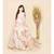 Peach Sequins High Low Gown