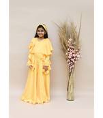 Yellow Printed Top and Sharara