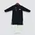 Black Ajkan with Off White Chudidar