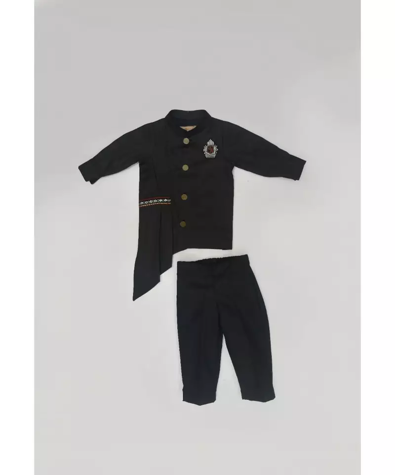 Black Kurta with Pant