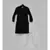 Black Silk Ajkan with Off White Salwar