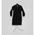 Black Silk Ajkan with Off White Salwar