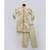 Golden Embroidery Ajkan with Golden Pant