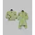 Green Jacket with Kurta and Salwar