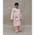 Peach Jacket with Kurta and Pant