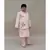 Peach Jacket with Kurta and Pant