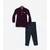Wine Bandgala with Black Pant