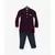 Wine Bandgala with Black Pant