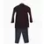 Wine Bandgala with Black Pant
