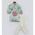 Acqua Embroidery Kurta with Off White Salwar