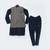 Black Gotta Embroidery Jacket with Kurta and Chudidar