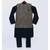 Black Gotta Embroidery Jacket with Kurta and Chudidar