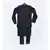 Black Gotta Embroidery Jacket with Kurta and Chudidar