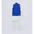 Blue Mirror Embroidery Jacket with Cotton Silk Kurta and Pant