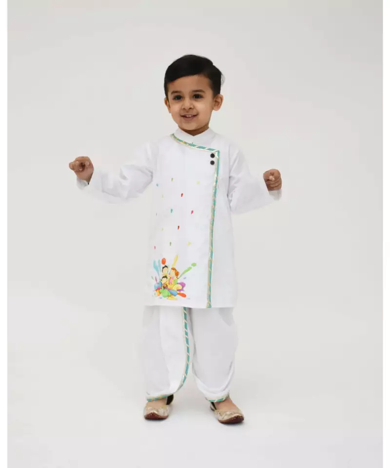 White Kurta and Dhoti