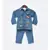 Blue Cotton Jacket and Pant