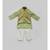 Green Chanderi Brocade Jacket with Kurta and Pant