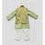 Green Chanderi Brocade Jacket with Kurta and Pant